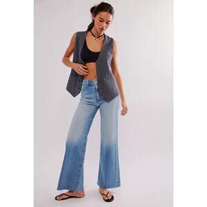 MOTHER Blue Flare & Wide Leg Jeans